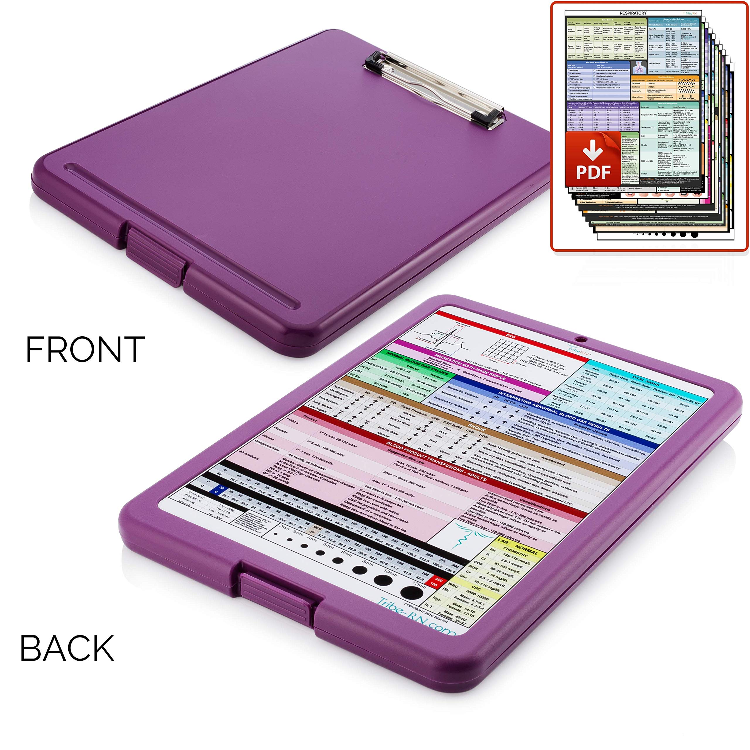 Medical clipboard with storage