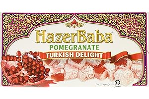 HAZERBABA Hazer Baba Pomegranate Turkish Delight, 454g