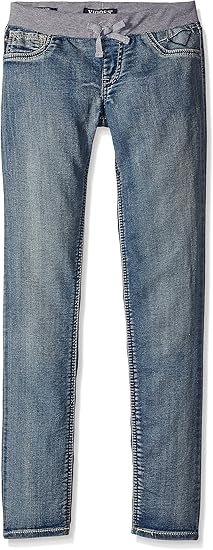 girls knit waist jeans