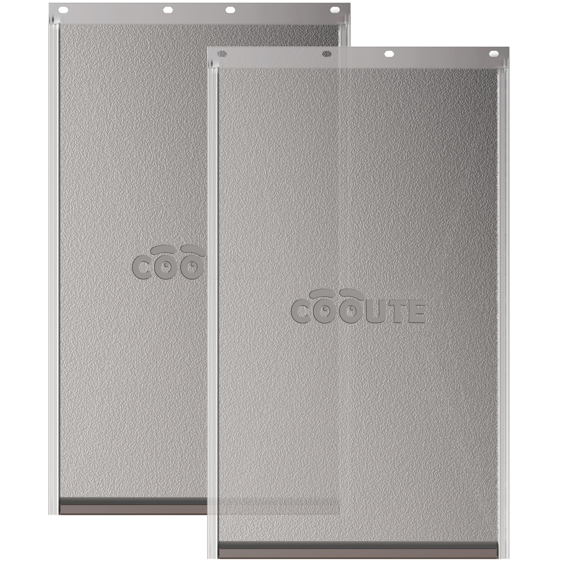 Photo 1 of 2 Pack Pet Door Replacement Flap with Magnetic Closure, Compatible with PetSafe Freedom Dog and Cat Door PAC11-11038 Medium 8 1/4" w x 12 3/4" h Pet Door Flap with Screws