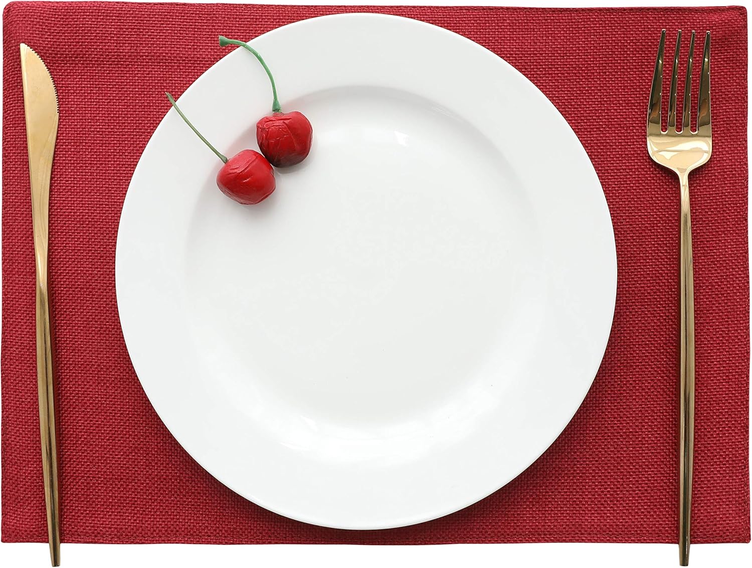 Best burgundy placemats for dining table
