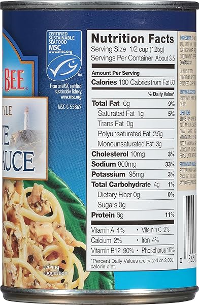 SNOW’S ITALIAN STYLE WHITE CLAM SAUCE, 15 OUNCE – AUTHENTIC ITALIAN CLAM SAUCE – MADE WITH FRESH CLAMS, GARLIC & SPICES – MSC CERTIFIED