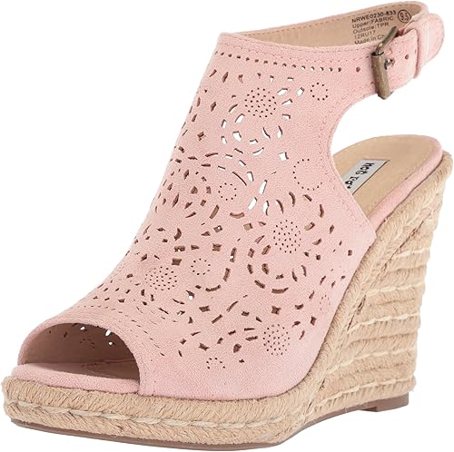 blush pink wedge sandals