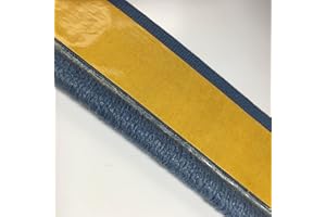 Instabind Carpet Binding Carpet Edge Binding, Rug Binding, Synthetic Serge Style, Ideal for Area Rugs, Durable Hold, Self Adhesive for Finishing, Edging, and Trim - Steel Blue, 54 Foot Rolls
