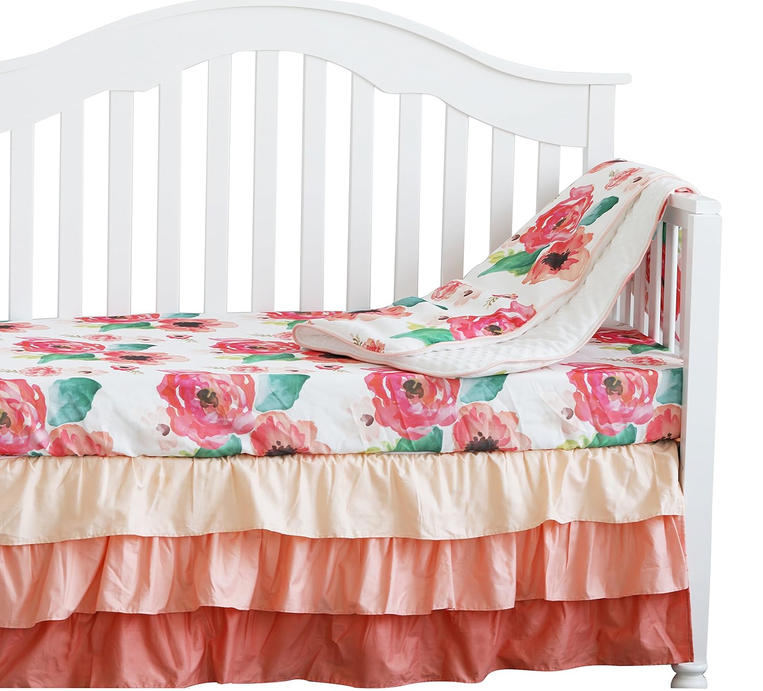 boho chic floral crib bedding