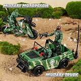 JOYIN Jumbo Military Transport Helicopter Toy Set w/ Truck, Kayak, Motorcycle, view 4