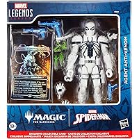 Marvel Legends Series Magic: The Gathering Agent Anti-Venom, 6-Inch Spider-Man Action Figure Toy & Exclusive Foil Collectible