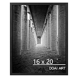 DOAI ART 16x20 Poster Frame Black, Poster Frames 16