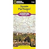 Spain and Portugal Map (National Geographic Adventure Map, 3307)