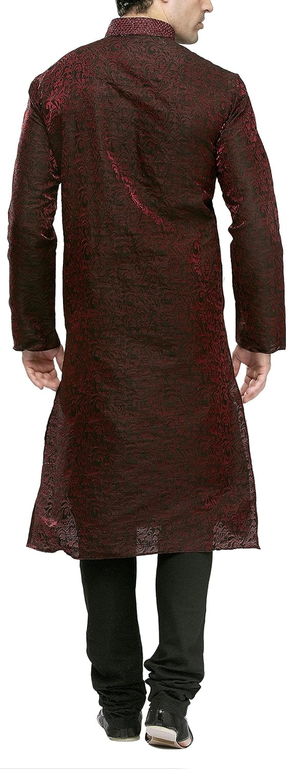manyavar men's silk kurta churidar