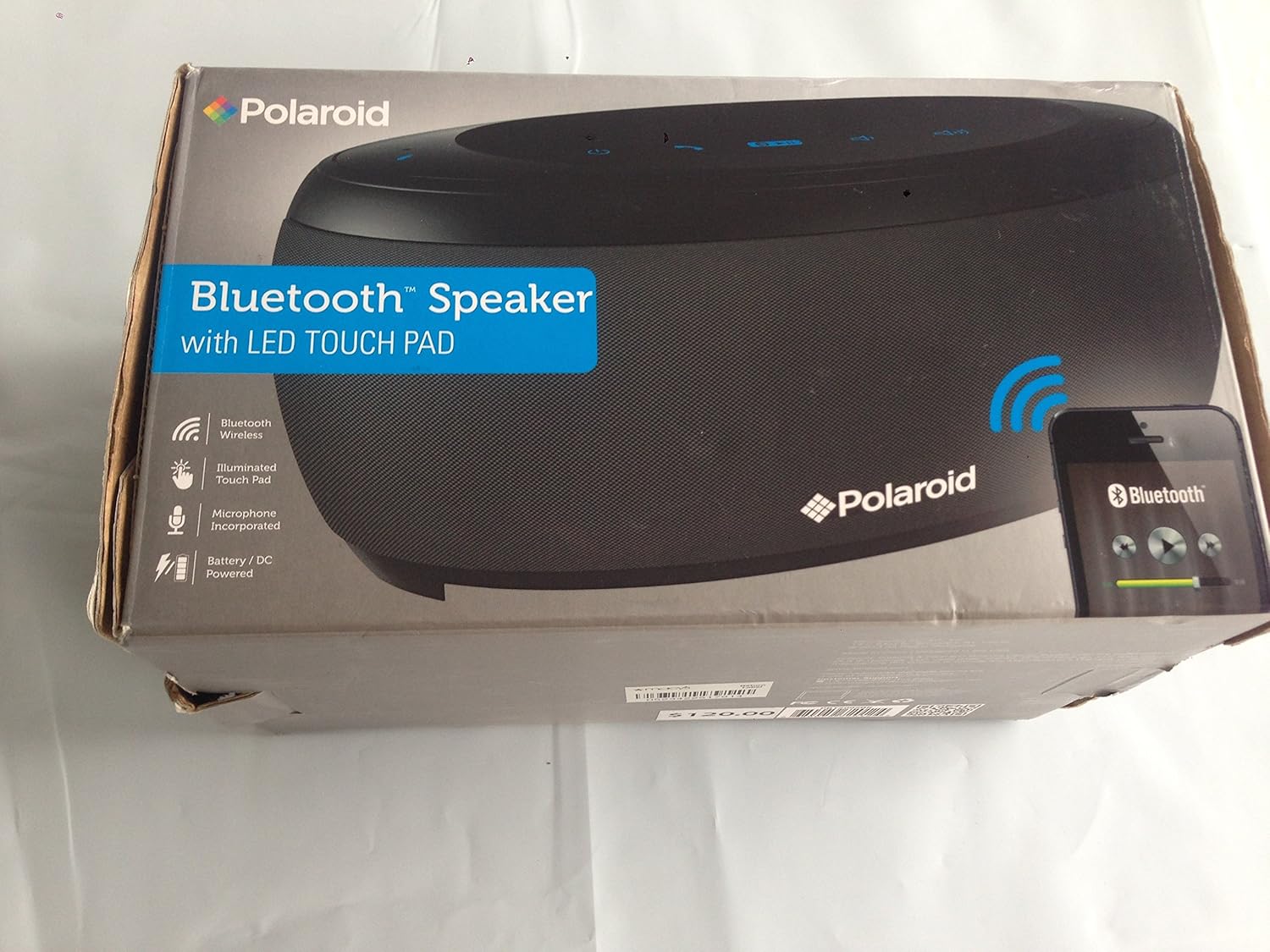 polaroid led bluetooth speaker
