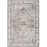 Safavieh Antique Patina Collection Area Rug - 5'3" x 7'7", Blue & Beige, Traditional Design, Stain Resistant, Ideal for High 