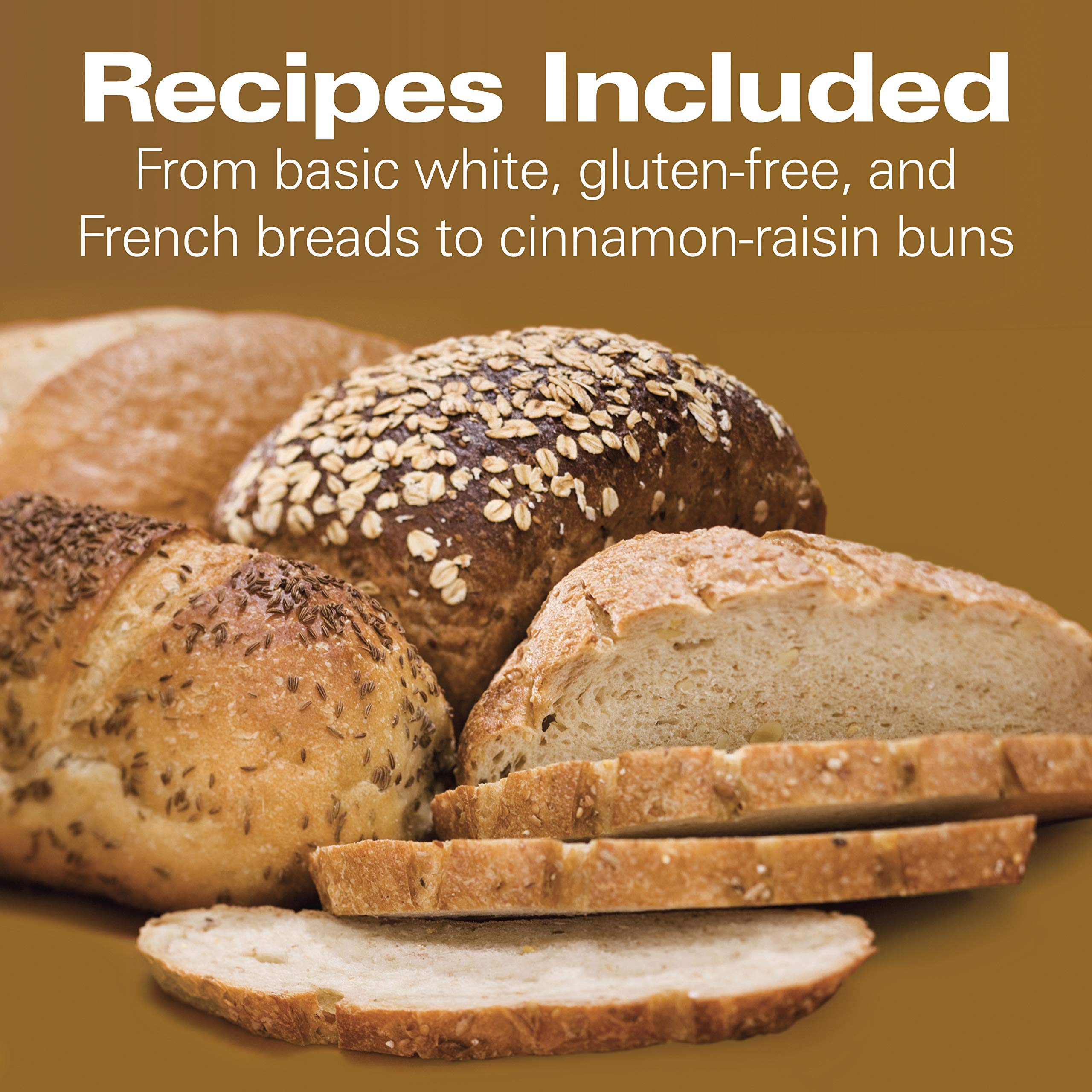 Hamilton Beach 2 lb Digital Bread Maker, Programmable, 12 Settings