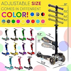 Hurtle Kids Scooter - Child Toddler Kick Scooter