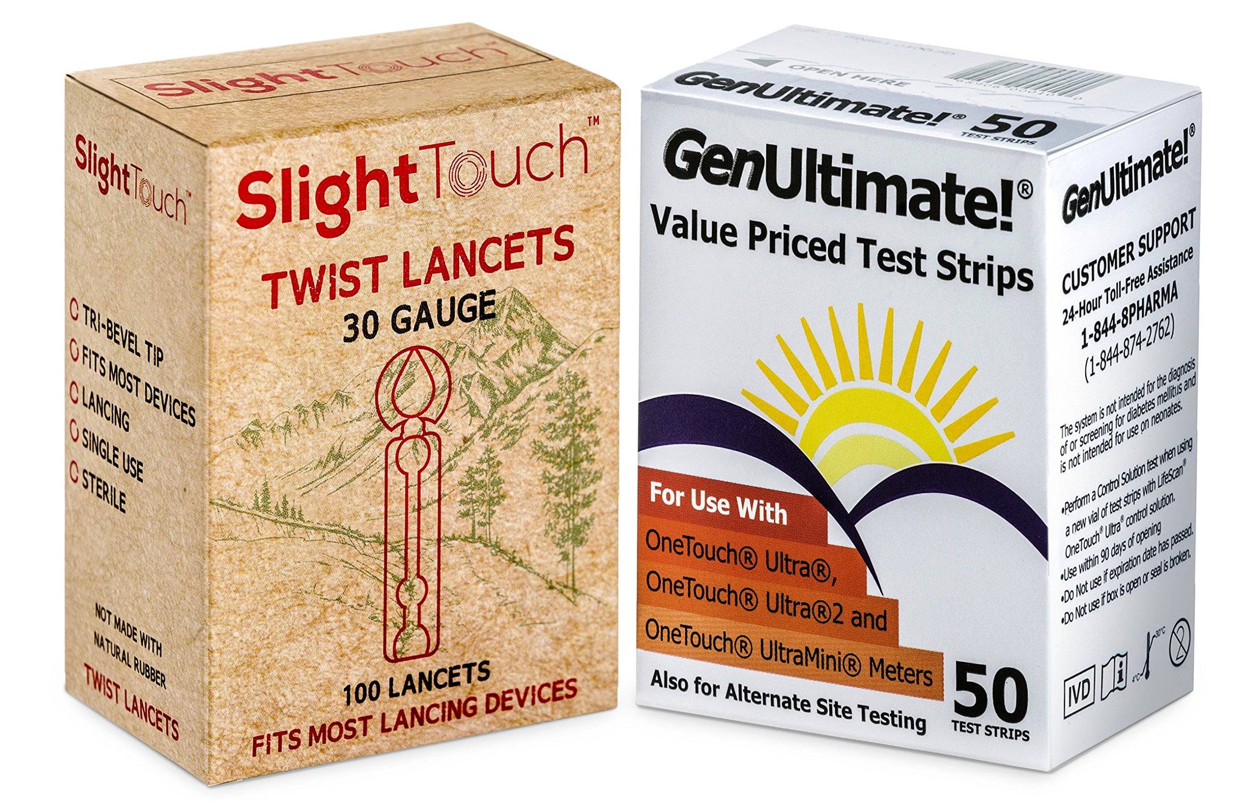 GenUltimate Blood Glucose Test Strips For Use With One Touch Ultra