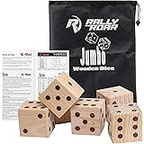 Giant Dice Game Set for Adults, Kids, Families - Outdoor Wooden Dice Games Sets - Fun, Interactive Clean Family Games - Clean