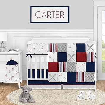baseball nursery bedding