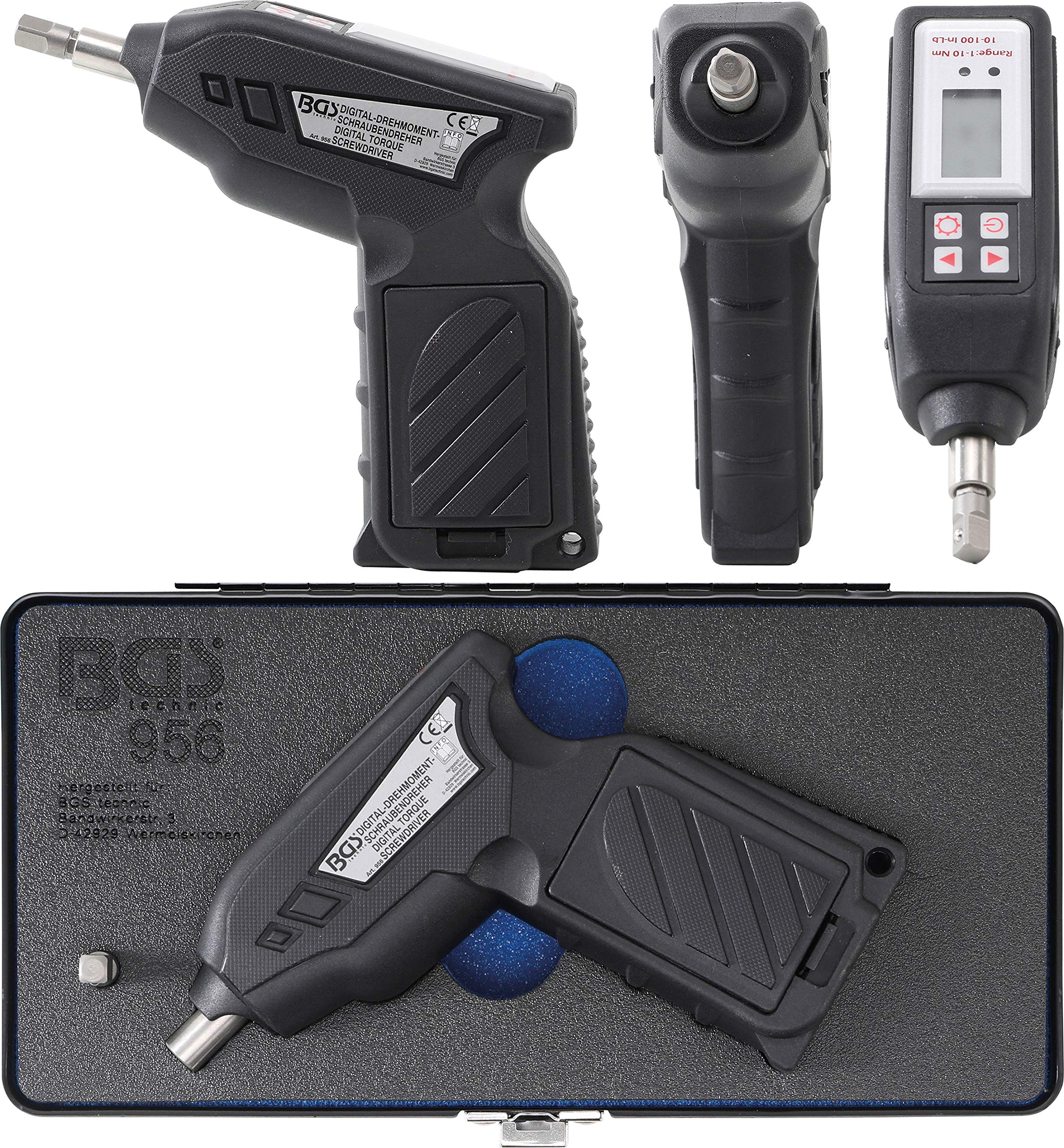 BGS 956 | Digital Torque Wrench | 6.3 mm (1/4") | 1 - 10 Nm