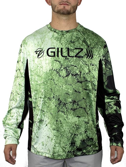 Gillz Men's Long Sleeve Waterman Series UV Fishing Shirt UV