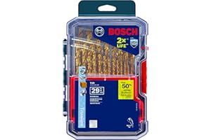 Bosch TI29 Titanium Metal Drill Bit Set (29 Piece)