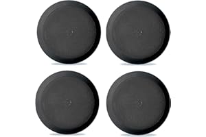 4) NEW Pyle PDIC81RDBK 250W 8 Inch Flush In-Wall In-Ceiling Black Speakers Four