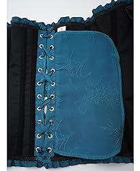 SZIVYSHI Dark Blue Corset Top for Women - Overbust