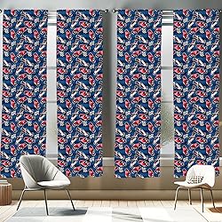 Ambesonne Cars Window Curtains Pack of 2, Vintage