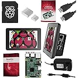 NeeGo Raspberry Pi 3 Ultimate Starter Kit – Complete Set Includes Raspberry Pi 3 Model B Motherboard, 7” Touchscreen Display, Power Supply, 16GB SD Card, 2 Heatsinks, Official Case & 6ft HDMI Cable