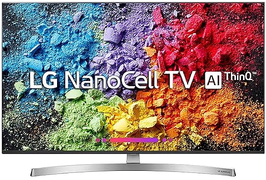 LG 139 cm (55 Inches) 4K Ultra HD Smart NanoCell TV 55SK8500PTA (Silver) (2018 model)