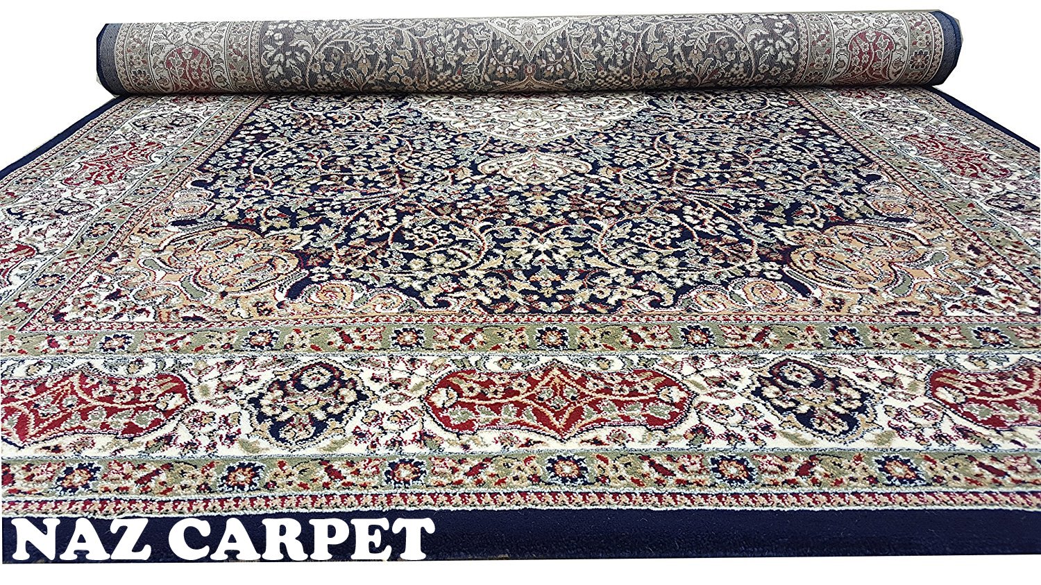 Buy Naz Carpet Woollen Blend Persian Carpet Traditional Kashmiri Carpet