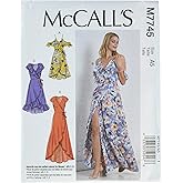 Amazon com: McCall #39 s Patterns M6696 Misses #39 Dresses and Slip Sewing