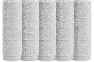 Natemia Organic Baby Washcloths - 10"x10" Baby Washcloths for Newborn, Pack of 6 Soft Organic Cotton Baby Towels, Baby Girl Washcloths, Wash Cloths for Babies, Organic Cotton Washcloths