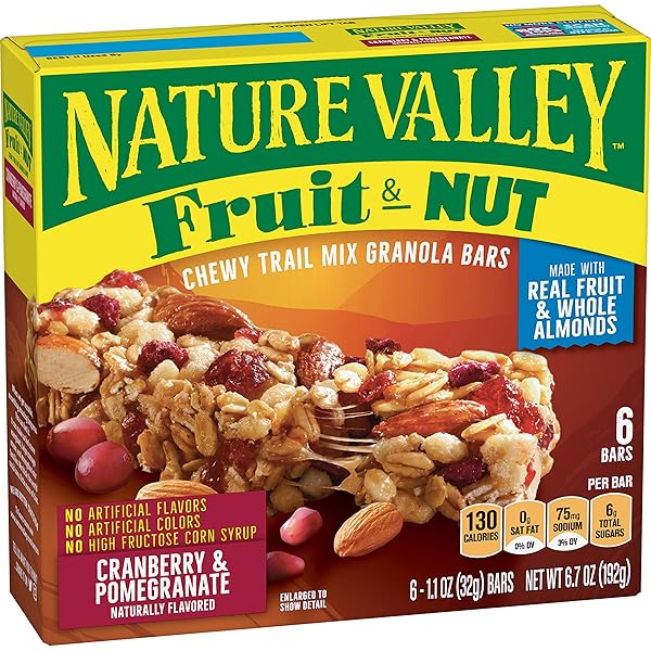 NATURE VALLEY CHEWY FRUIT & NUT GRANOLA BARS,...