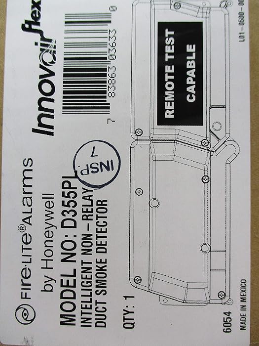 1- FIRE-LITE D355PL Addressable NON-RELAY Duct Detector by Fire-Lite Alarms / Honeywell (AS PICTURED)