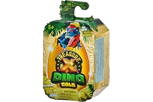 Treasure X Dino Gold Mini Dino Pack Unboxing Toy Dig and Discover collectable Dino Figures Will You find Real Gold Treasure 8 Levels of Adventure