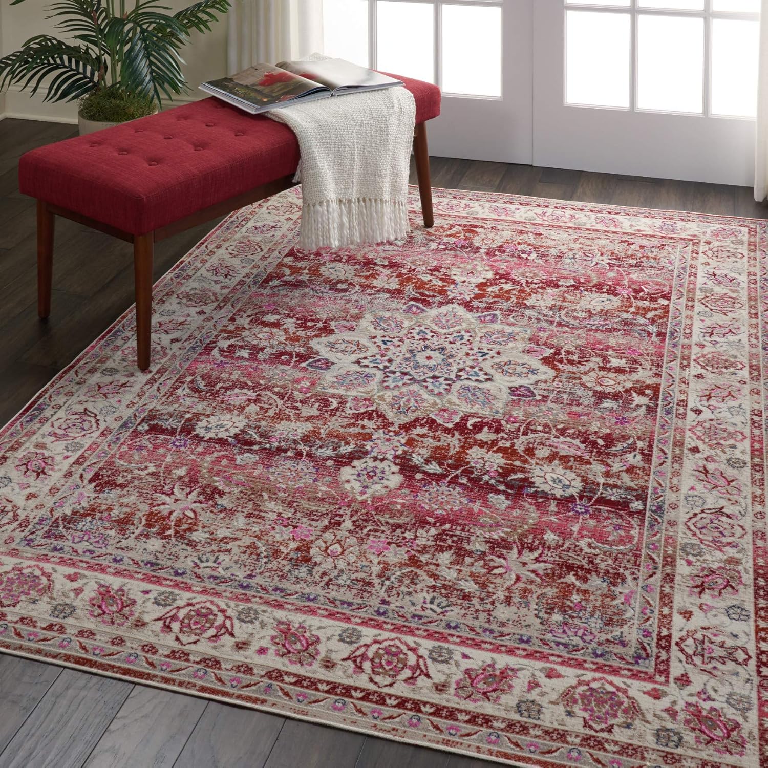 Rugs Direct Rug Polypropylene Red 8 X11 10 Amazon Co Uk Kitchen Home