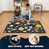 BONNYCO Solar System Felt Board 61 Figures Montessori Educational Toy view 6