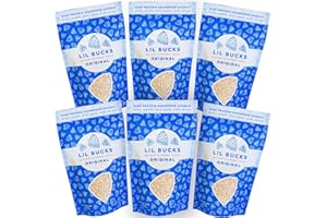 Lil Bucks Paleo Cereal - Sprouted Buckwheat Groats, Gluten Free Granola (ORIGINAL, 6 Pack)