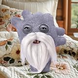 Fuggler Old Fogies 9-Inch Plush Toy Captain Cardiac – Funny Ugly Monster view 4