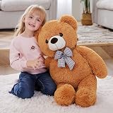 IKASA Giant Teddy Bear 78cm Brown Soft Plush Toy view 2