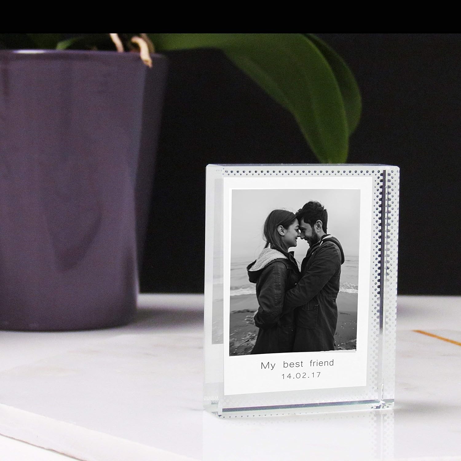 Personalised Crystal Photo, Crystal Photo Block, Personalised Photo