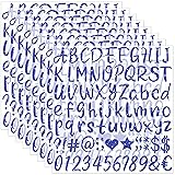 648 PCS Letter Stickers Glitter Alphabet Stickers