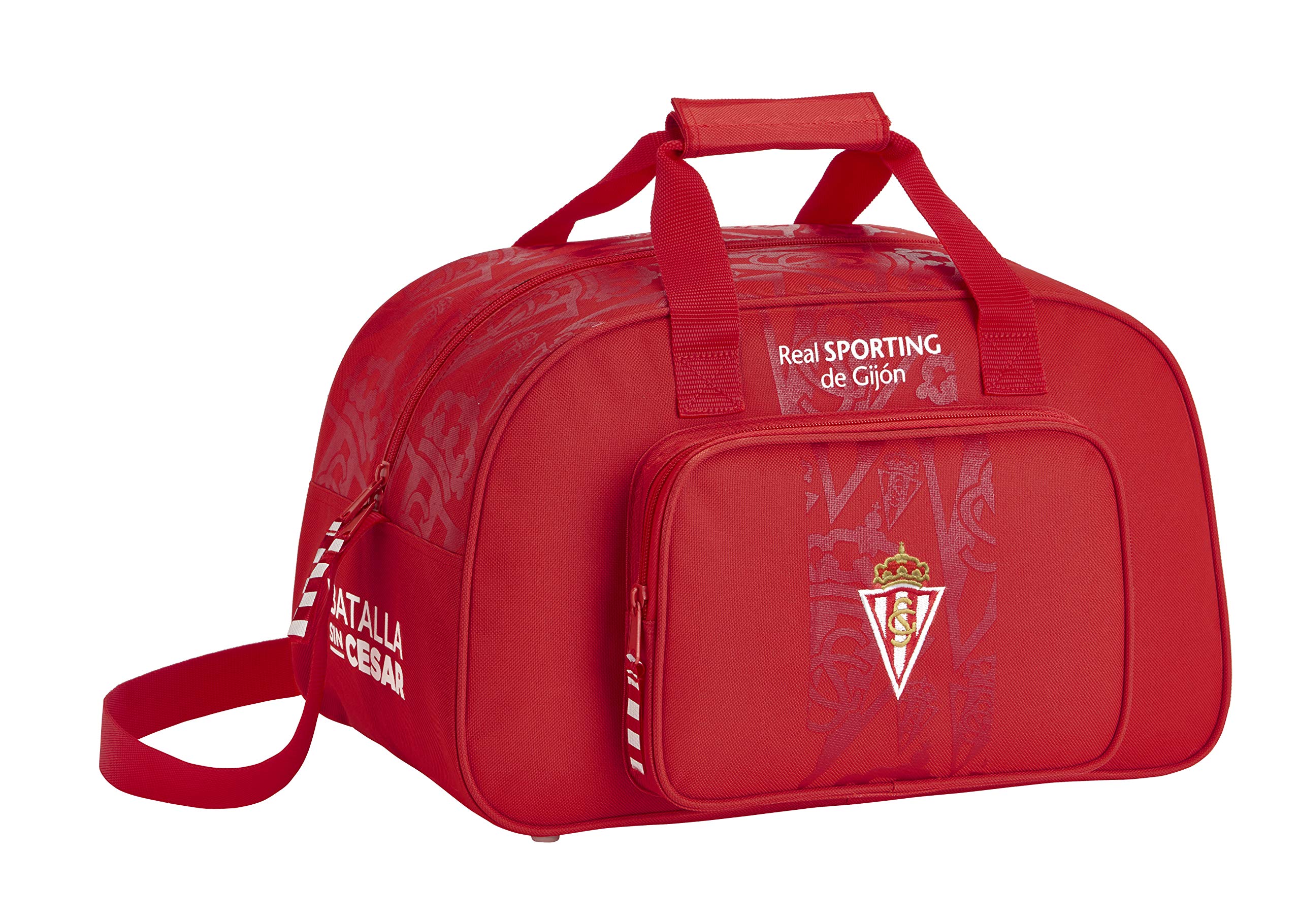 Real Sporting Official Sports Bag, Red, 40 x 24 x 23 cm, Cool, red, 40x24x23, Cool