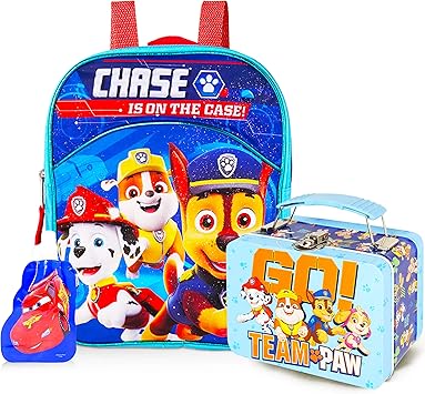 paw patrol backpack and lunch box