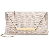 MUDUO Women Patent Leather Fashion Clutch Purses Evening Bag Handbag Christmas gift