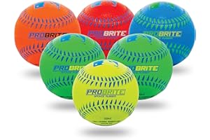 Franklin Sports - Pro Brite - Neon Rubber Teeball - MLB - Youth Tball - Baseball + Softball - Indoor & Outdoor Use