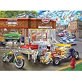 Cra-Z-Art - RoseArt - Chris Bigelow - Hot Rod Garage - 1000 Piece Jigsaw Puzzle