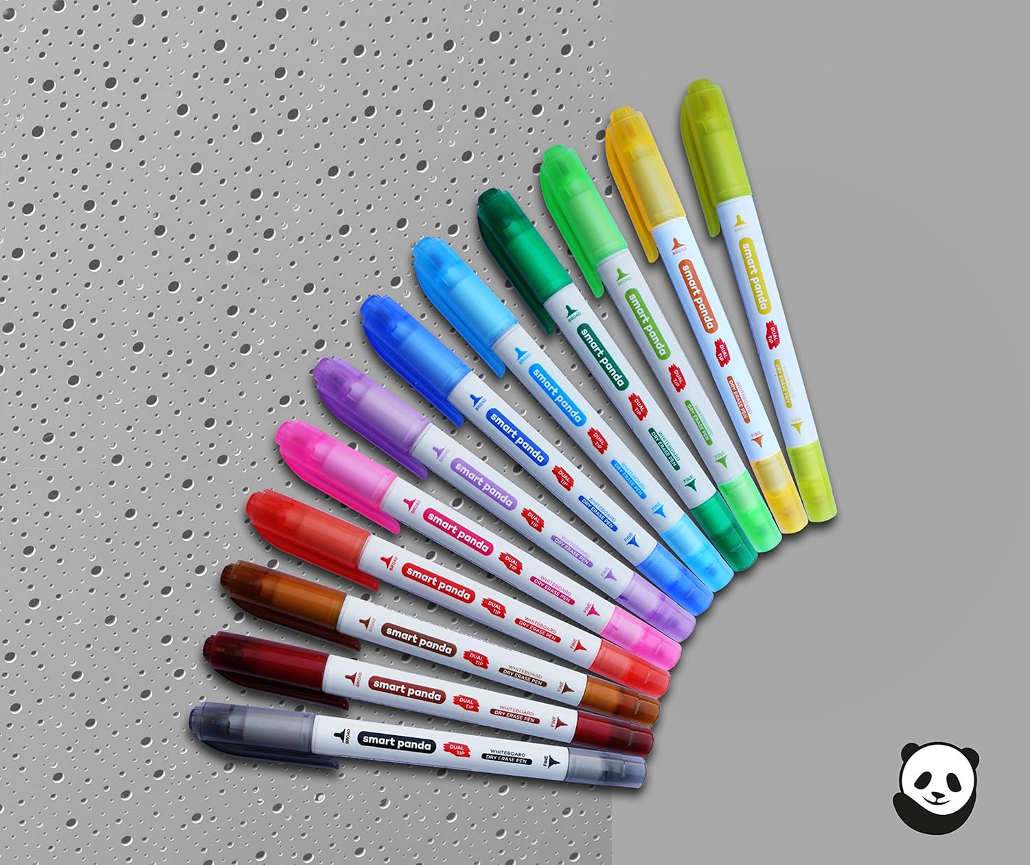 12 Trocken Abwischbar Perfekt Fur Zuhause Doppelspitze Whiteboard Marker Von Smartpanda 12er Set Verschiedene Farben Medium Und Fein Schule Oder Buro Schreibwaren Marker Filzstifte Ayurvedanetworkbhu Com