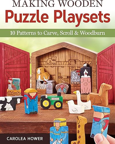 Download Making Wooden Puzzle Playsets: 10 Patterns to Carve, Scroll & Woodburn PDF