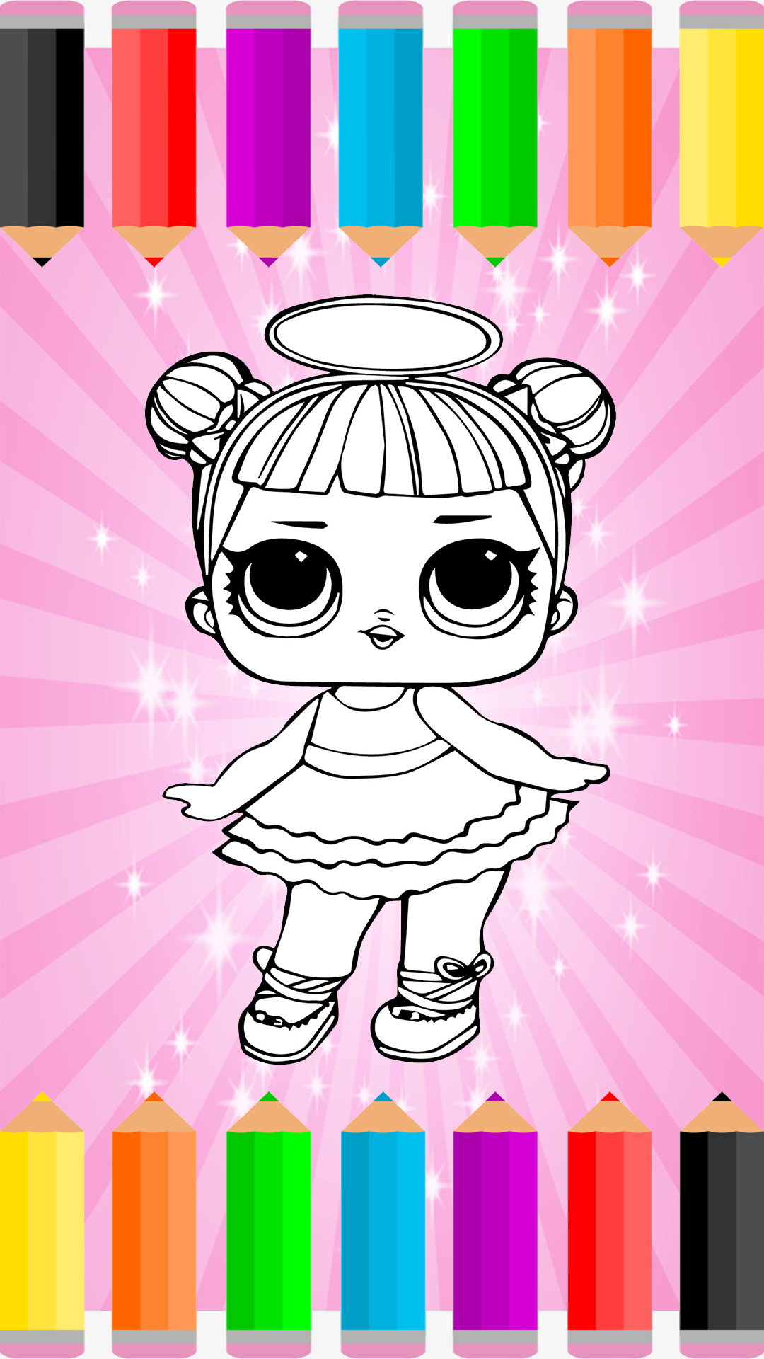 Amazon Com Cute Dolls Drawing Pages For Kids Appstore For Android cute dolls drawing pages for kids